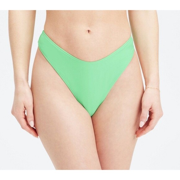 Fabletics Bikini Bottom Womens L (32-34) High Cut Swim Brief Beach Pool - Picture 3 of 7